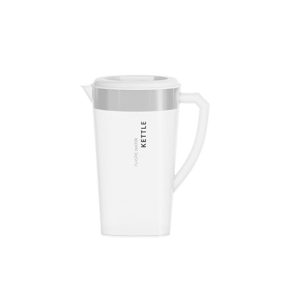 1.3/2.2/3L Plastic Water Pitcher with Lid, Heat Resistant Cold Drink Kettle Large Capacity Juice Jug for Home Kitchen