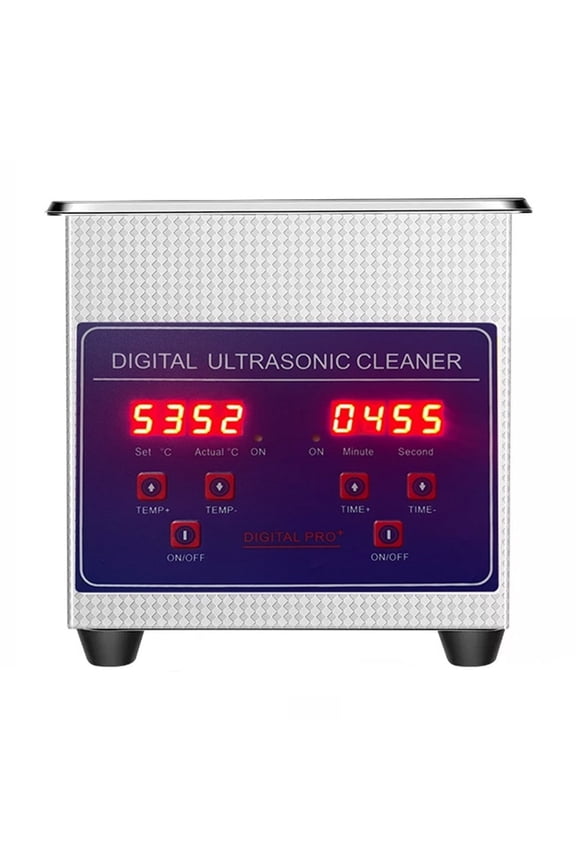 1.3L Capacity Ultra Cleaning Machine Degreasing Hardware Parts Cleaner Bath Timer Stainless Box Cleaning Machine