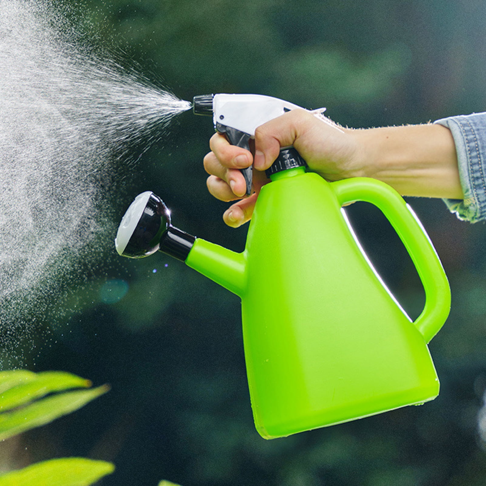 1.3L Practical Atomization Watering Can Press Type Large Capacity