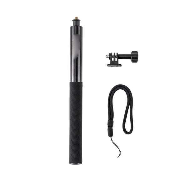 1.3M Extendable Action Camera Monopod Aluminum Telescoping Selfie Stick With Non-Slip Handle, 360 Camera Compatible, 51" Max / 11.8" Folded
