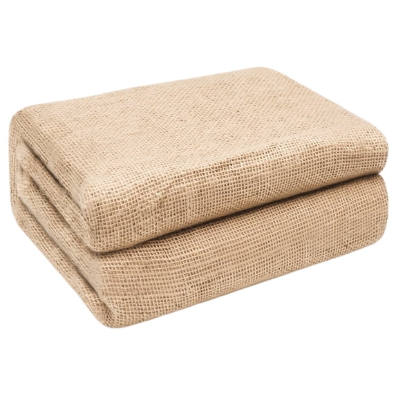 1×3M Winter Garden Burlap — High-Density Jute Material for Plant Care, Farmhouse Décor, Tree Wrapping, and Frost Protection Covers.