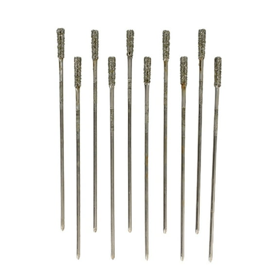 1.3Mm Diamond Coated Tipped Drill Bits For Tile Glass Jewellery Hole Saw Milling Cutter Bit Brush Burr Tool Drilling Tool Parts