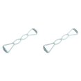 thumbnail image 1 of 1-3PC 4 Ring Adjustable Loop Resistance Bands for Working Out Walk at Home Figure 8 Resistance Bands Silicone 8 Shape Pull Rope with Non Handles for Women Men Fitness Yoga Pilates Home Gym, 1 of 4