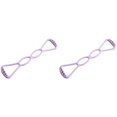 thumbnail image 1 of 1-3PC 4 Ring Adjustable Loop Resistance Bands for Working Out Walk at Home Figure 8 Resistance Bands Silicone 8 Shape Pull Rope with Non Handles for Women Men Fitness Yoga Pilates Home Gym, 1 of 4