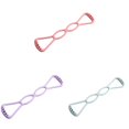 thumbnail image 1 of 1-3PC 4 Ring Adjustable Loop Resistance Bands for Working Out Walk at Home Figure 8 Resistance Bands Silicone 8 Shape Pull Rope with Non Handles for Women Men Fitness Yoga Pilates Home Gym, 1 of 9