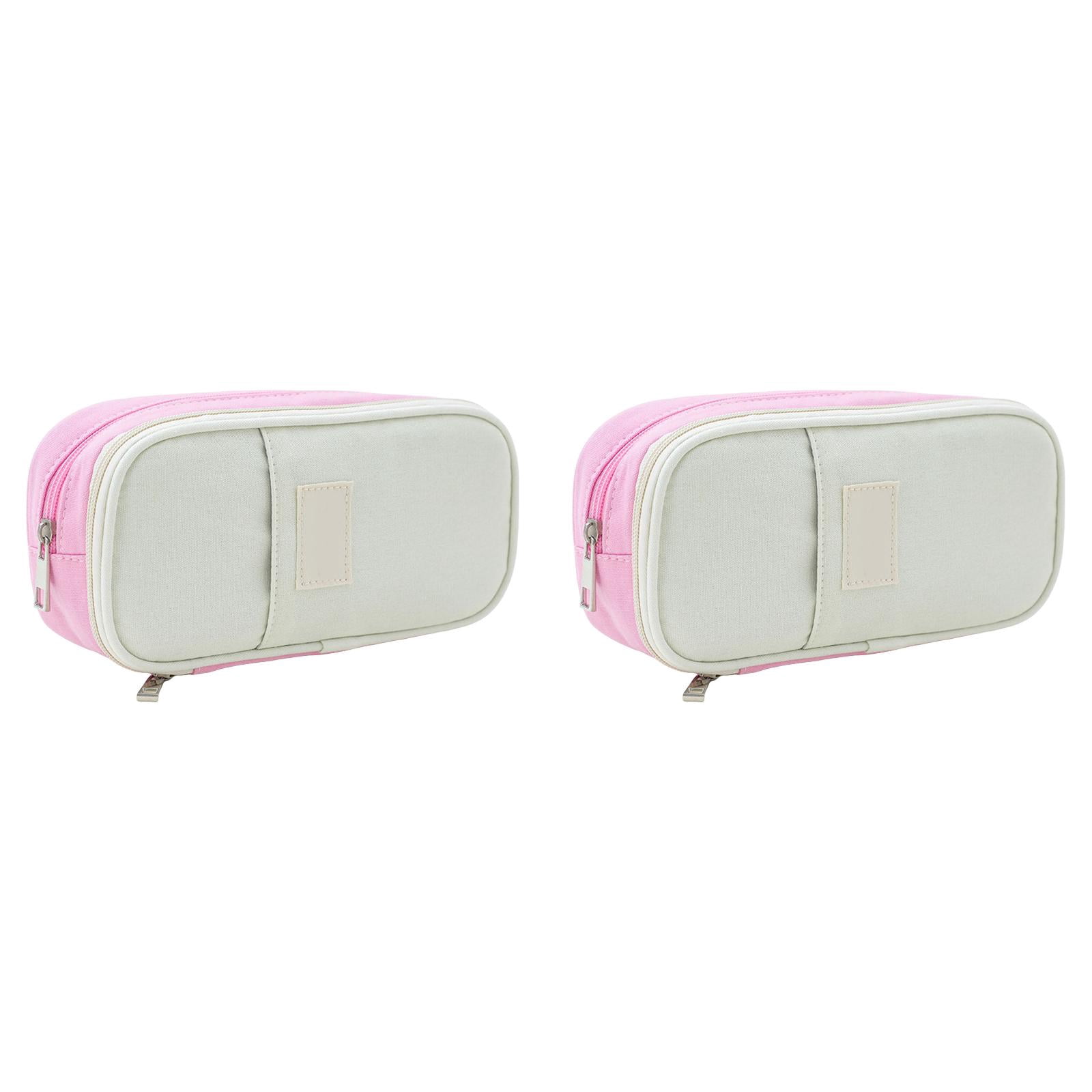 1-3PC Big Capacity Pencil Pen Case Large Storage High Bag Pouch Holder Box Organizer with Zipper for Office Travel Home