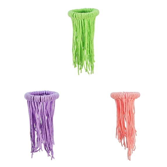 1-3PC Fish Spawning Mop Artificial Breeding Grass Floating Aquarium Decor Circular Spawning Mops for Fish Breeding Durability Cotton Thread for Securing Eggs and Protecting Fry Safe Habitat