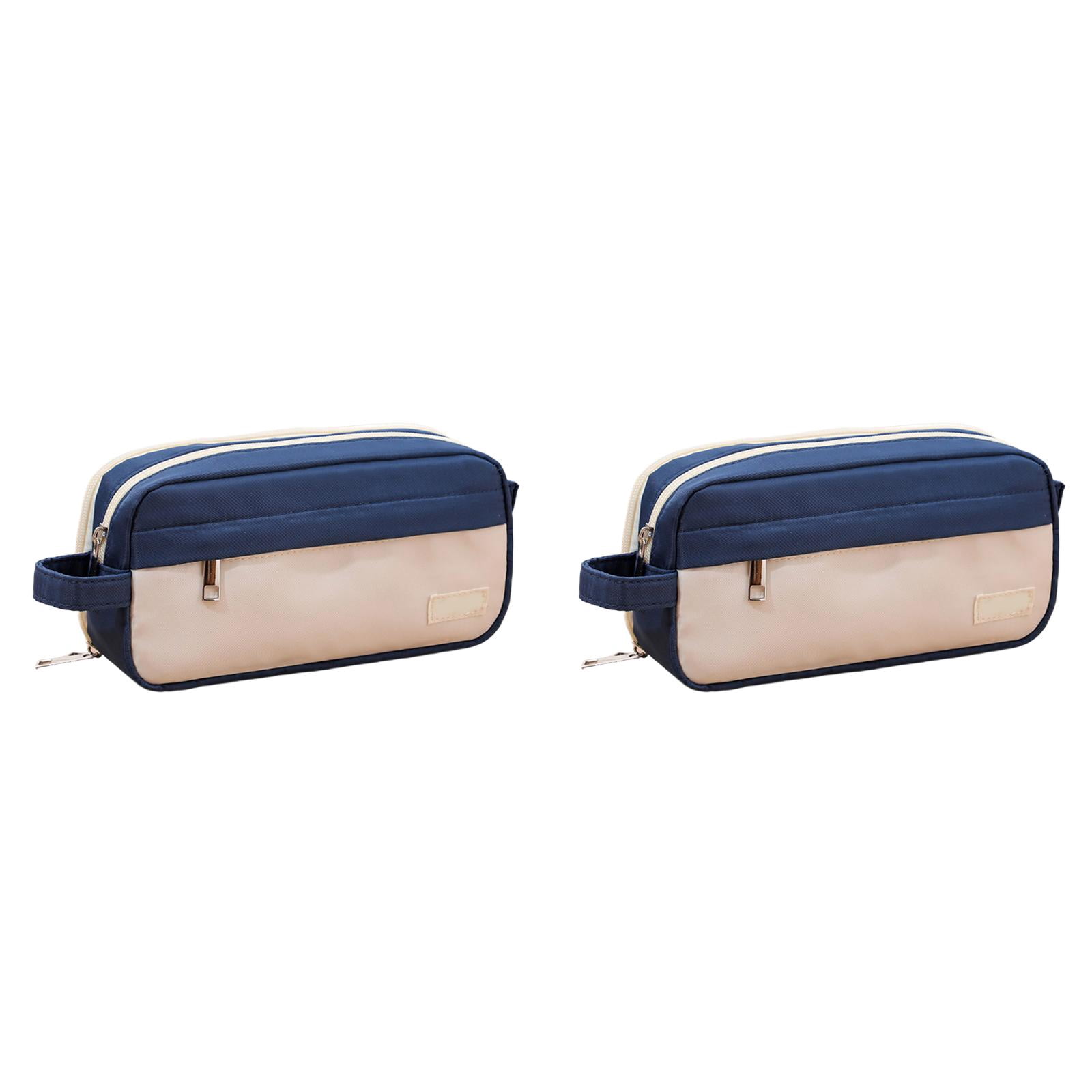 1-3PC High Capacity Pencil Case Large Capacity Pencil Pouch Big Pencil Bag Organizer Box Pen Case Portable Journaling Supplies with Easy Grip Handle for Office Home Travel