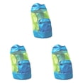 thumbnail image 1 of 1-3PC Mesh Beach Bag Drawstring Backpack Swim Pool Toy Bag Waterproof Breathable Large Capacity Foldable with Zipper Pocket for Swimming Sports Gym Travel Lightweight Adjustable Straps, 1 of 5
