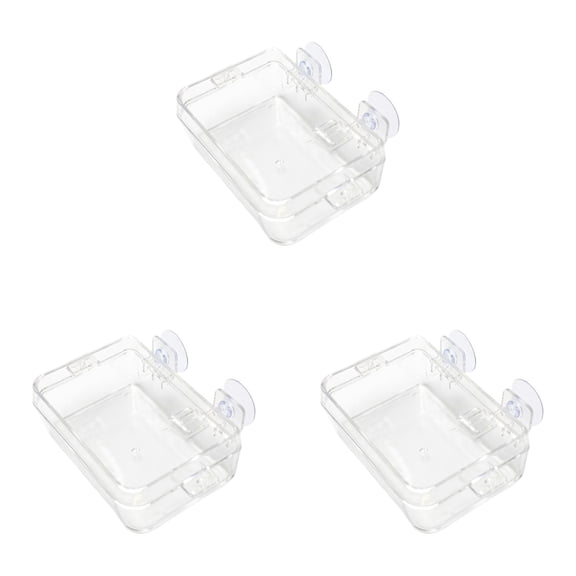1-3PC Reptile Feeder Bowl with Suction Cup Water Dish Anti-Escape Feeding Container for Bearded Dragon Gecko Chameleon Lizard Snake Terrarium Food and Water Bowl