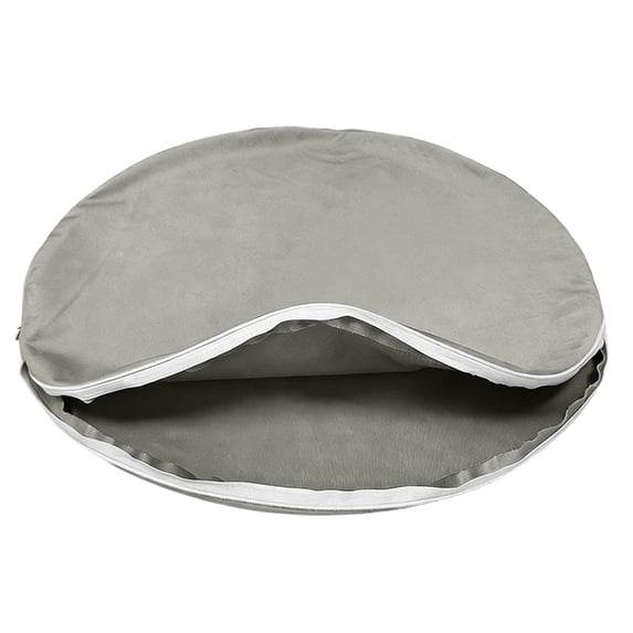 1-3PC Round Throw Pillow Cover 20 Inch Soft Velvet Decorative Cushion Cover Solid Color Round Pillow Sham for Bed Couch Sofa Bedroom Chair Home Decor Invisible Zipper Washable