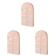 thumbnail image 1 of 1-3PC Suit Bags Hanging Garment Bags with Window for Coats Jackets Dresses Closet Organizer Space Saving Storage Solution for Travel Packing Non Woven, 1 of 4