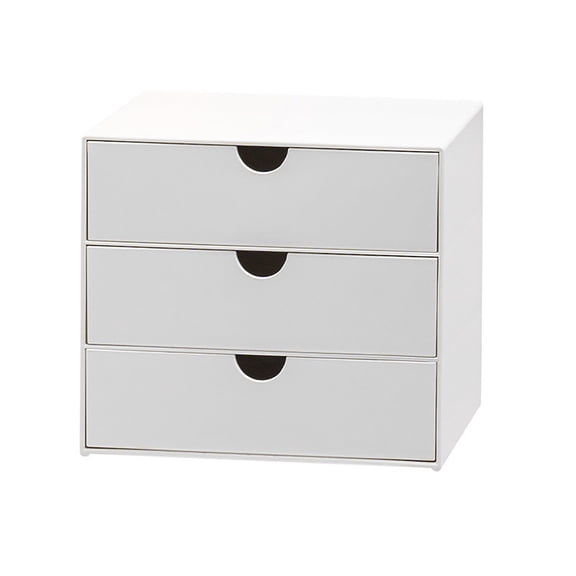 1-3PC Vanity Organizer Compact Storage Drawers Set for Cosmetics Dental Supplies Bathroom Dorm Desk Countertop Office Stackable Makeup Drawer 6.6x4.3x5.9 Inch