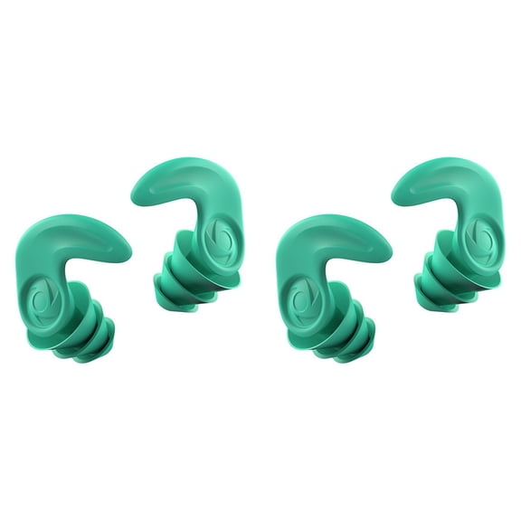 1-3PC Waterproof Reusable Silicone Swimming Ear Plugs for Adults Soft Comfortable Swim Ear Protection for Surfing Diving Snorkeling Showering Pool Beach Ocean Water Sports