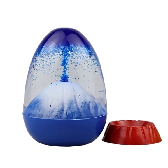 1/3PCS Eggshell Volcano Decorative Ornament Set, Mini Eruption Egg Desktop Display, Colorful Novelty Tabletop Decor for Home Office Shelf Decoration