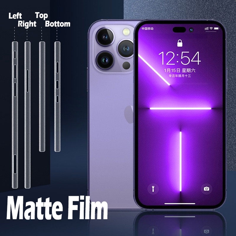 13PCS Hydrogel Side Film For iPhone 15 Pro Max 14 Plus 13 12 mini