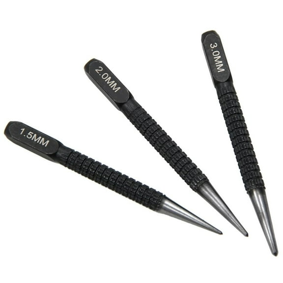 1/3Pc 100Mm Center Punch Positioning Punch Drilling Fixer Black Cylindrical Nail Punch Pin Hand Tools Accessories 1.5Mm/2Mm/3Mm 2Mm Fangkenuo