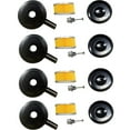 thumbnail image 1 of 1-3Pcs 3/4" NPT Air Compressor Intake Filter Silencer Metal Housing With Element, 1 of 11