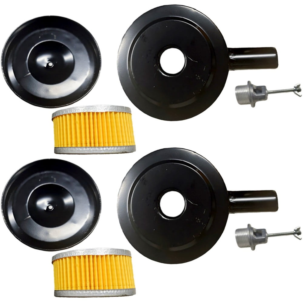 1-3Pcs 3/4" NPT Air Compressor Intake Filter Silencer Metal Housing With Element