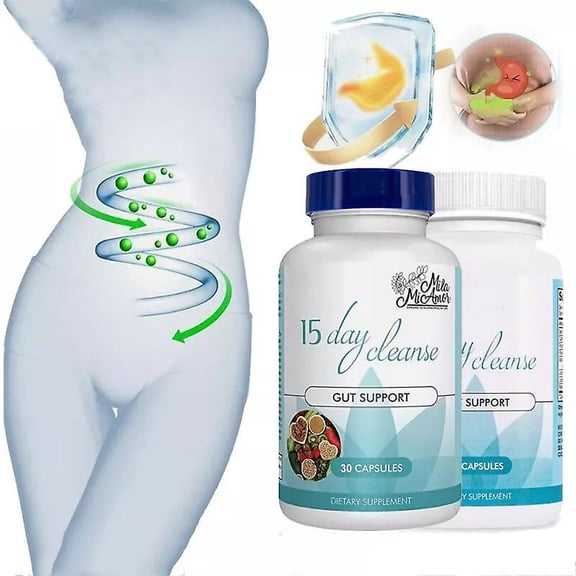 1-3Pcs Gut and Colon Support 15 Day Cleanse Colon Cleansing Capsules New