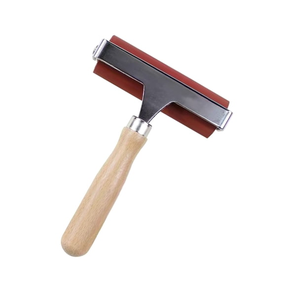 1/3Pcs Handle Rubber Roller for Crafting, Rubber Brayer Tool for Printmaking , Printing, Stamping, Wallpaper Roller