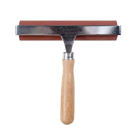 1/3Pcs Handle Rubber Roller for Crafting, Rubber Brayer Tool for Printmaking, Printing, Stamping, Wallpaper Roller