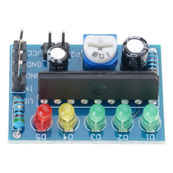 1/3Pcs KA2284 3.5V-12V Level Indicator Circuit Module 5 Point LED Battery Sound