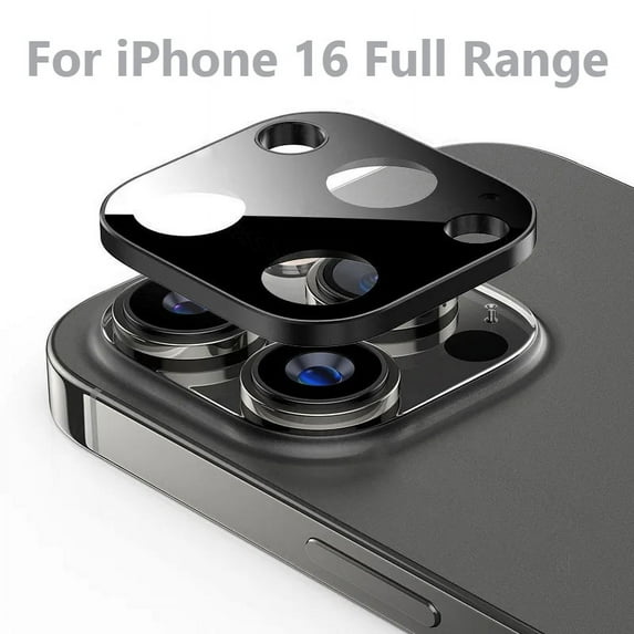 1-3Pcs Luxury HD Camera Lens Glass Protector for IPhone 16 15 14 13 Pro Max Plus Anti-Scratch Glass Lens Cover Phone Accessories (For iPhone 14,1 PCS,Tempered Glass)