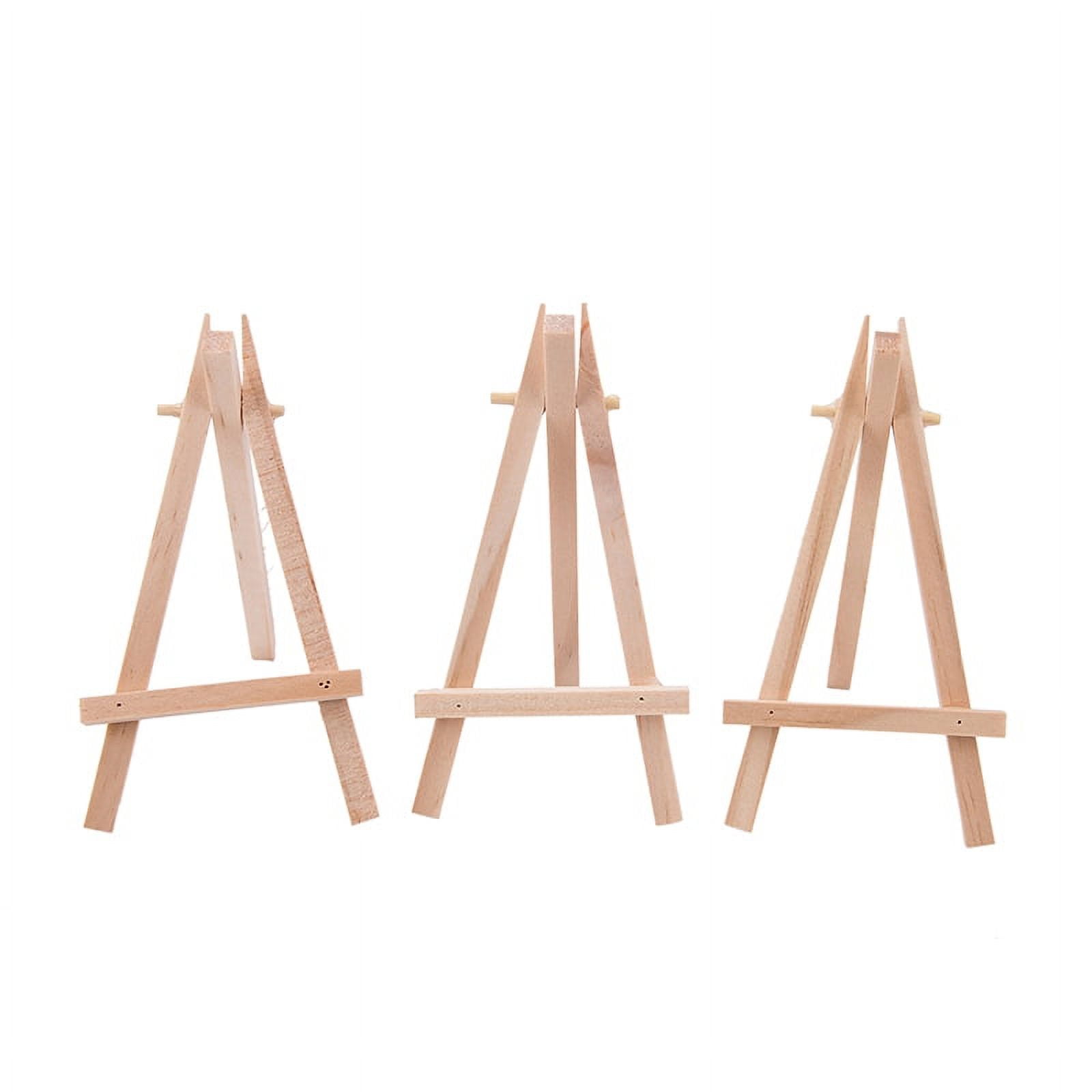 1/3Pcs Mini Wooden Art Holder Artwork Display TableTop Easels Drawing Boards
