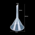 thumbnail image 1 of 1/3Pcs Practical Durable Clear Portable Filling Small Bottles Lab Bottles, Essential Oils Kitchen Funnel Filling Tool Plastic Funnel Set Lab PP Funnels 1PC-75MM, 1 of 8