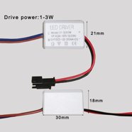 PATIKIL LED Driver 1-3W 240mA – AC 85-265V To DC 5-12V Transformer, 4 Pack
