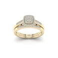 thumbnail image 1 of 1/3ct TDW 10k Yellow Gold Diamond Bridal Set, 1 of 4