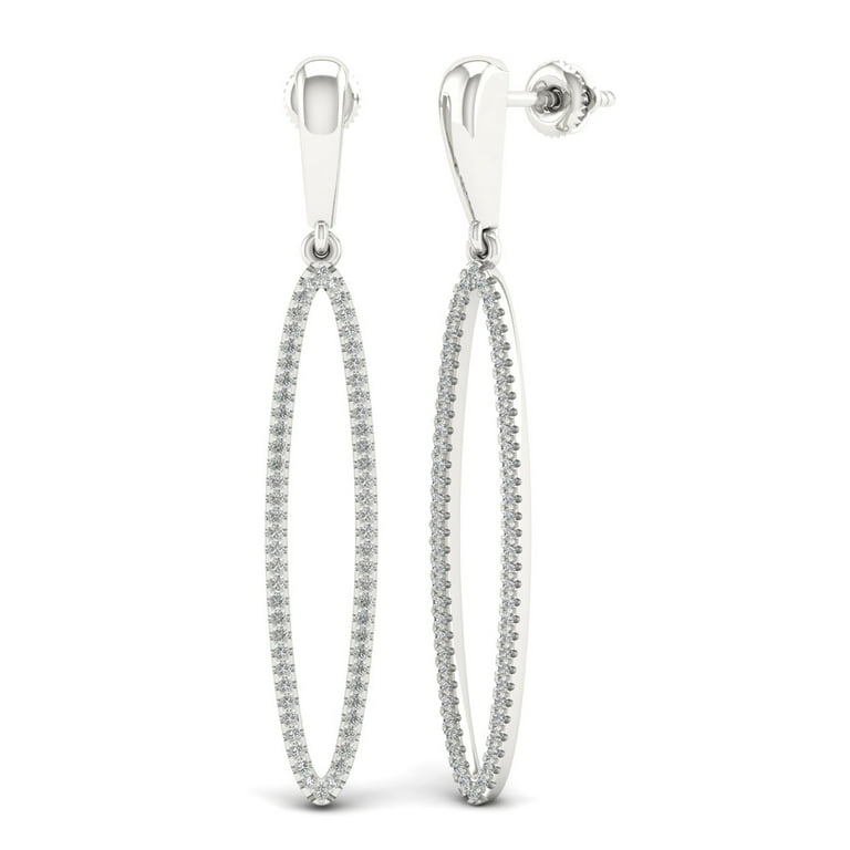 Sterling Silver Loop To Loop Long Earrings Sterling Silver Loop To Loop Long Earrings