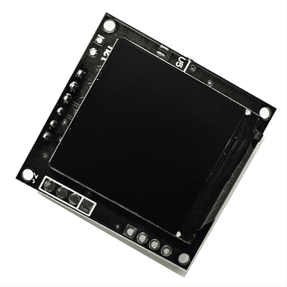 1.3in Mini LCD Music Spectrum Display Analyzer MP3 Power Amplifier Audio Level Indicator Rhythm Balanced VU METER Module,1 x rhythm balanced VU METER module,Black