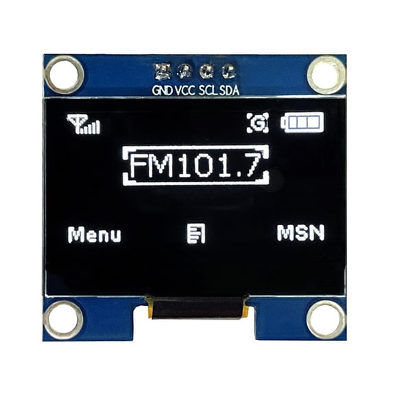 1.3inch LCD Module 128X64 Blue White Display Option SPI I2C Interfaces For Electronics Applications
