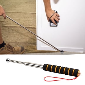 Telescopic Sound Detection Hammer, Adjustable Hollow Drum Detector for Tile & Wall Inspection, with Stainless Steel Rod & Sponge Handle