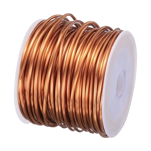 1.3mm Magnet Wire 52ft Enameled Copper Wire Enameled Magnet Winding Wire Coil 200g 155C for Transformers Inductor