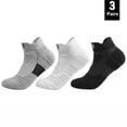 thumbnail image 1 of 1/3pairs/Lot Men's Socks Compression Stockings Breathable Basketball Sports Cycling running Towel Socks High Elastic Tube Socks, 1 of 7