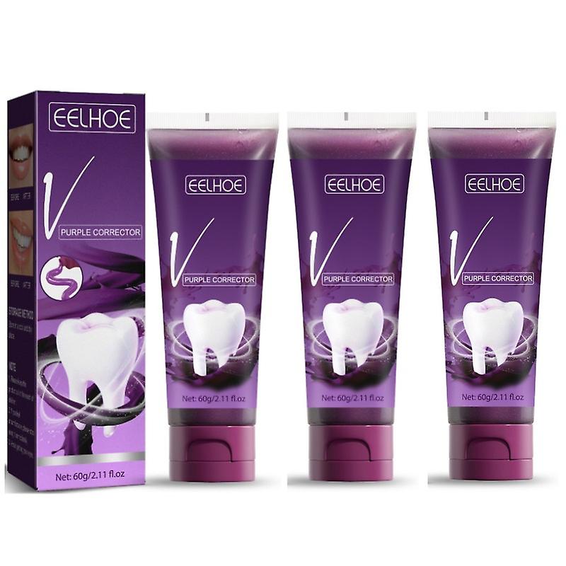 13pcs Colour Corrector Teeth Whitening Purple Toothpaste Remove Yellow