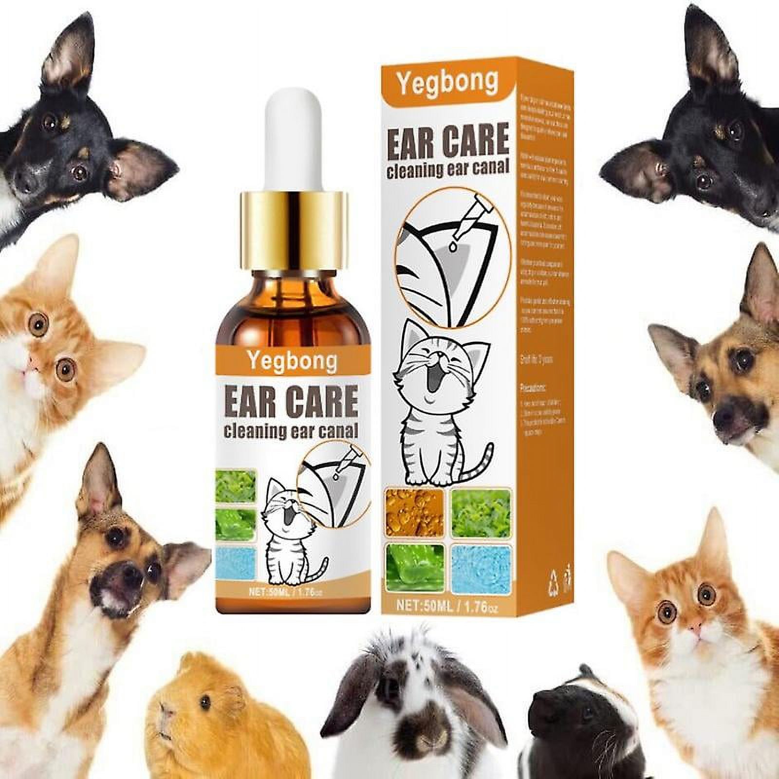 13pcs Ear Cleaner For Cats And Dogs, Ear Milk, Ear Milk Oil, Cat And