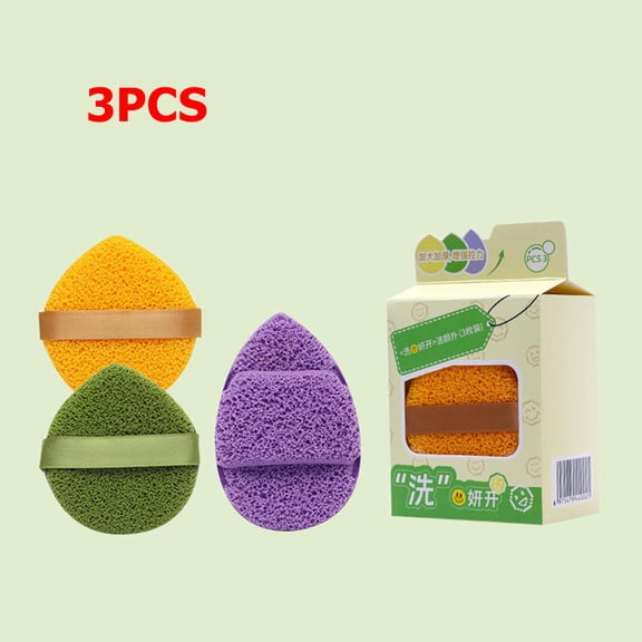 1/3pcs Exfoliating Face Wash Cleansing Sponge Blackhead Removal Makeup Remover Foam Puff Tool Deep Clean Pore Cleaner Skincare