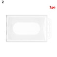 thumbnail image 1 of 1/3pcs Hard Plastic Unisex Office School ID Business Case Badge Protector Cover Name Card Work Card Holders Card Sleeve ID Card Pouch 2-1PC, 1 of 1