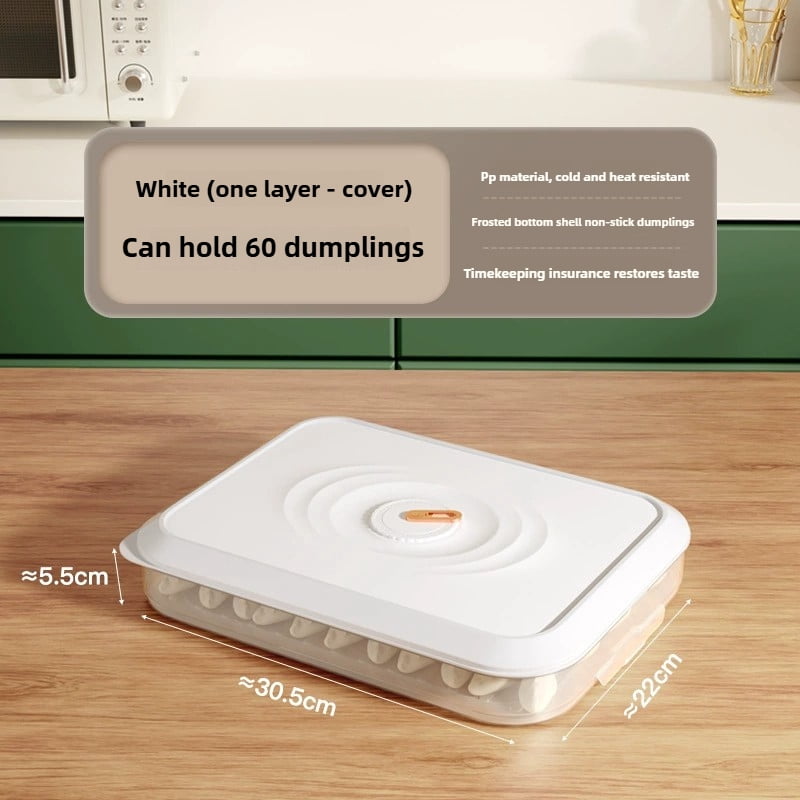 1/3pcs Multilayer Dumpling Box Household Food Egg Frozen Box Fresh-Keeping Organizers Quick zing Refrigerator Storage Box