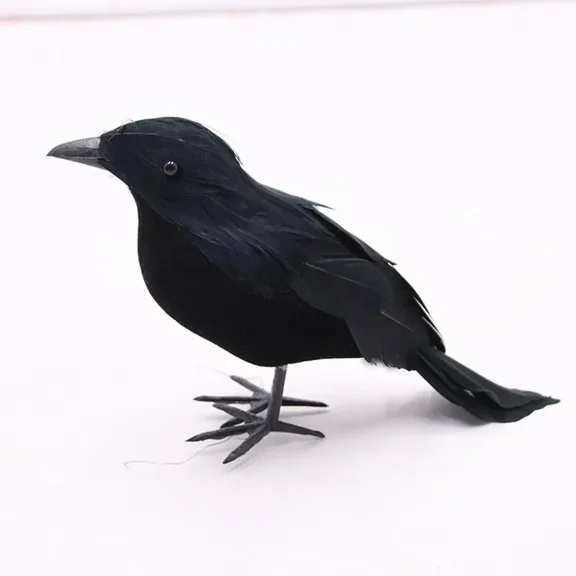1-3pcs Realistic Artificial Crows Party Ornament Halloween Decorations 2023 Halloween Party Props Horror Crow Decoration