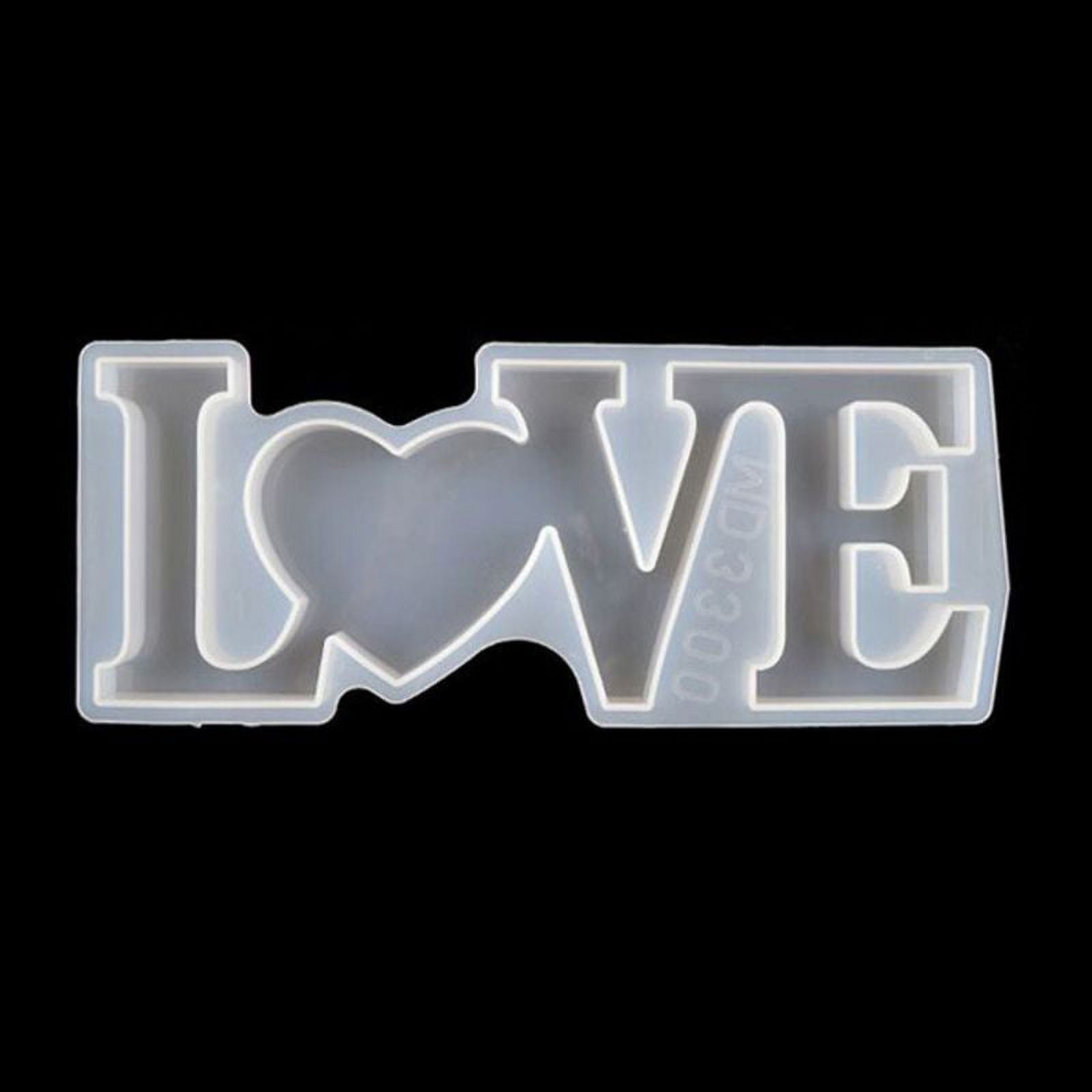 1/3x Family Silicone Mold Love Sign Word Mold Epoxy Resin Molds Art Crafts Tool - image 1 of 3