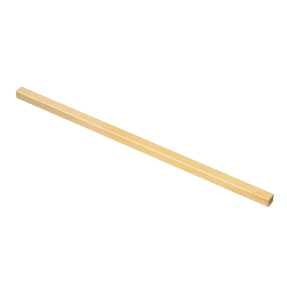 1/3x1/3x10" C36000 Brass Square Bar, Solid Square Mill Stock, Brass