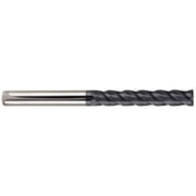1/4", 1-1/8" LOC, 1/4" Shank Diam, 3" OAL, 4 Flute, Solid Carbide Square End Mill