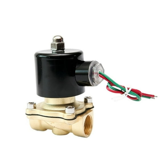 1/4" 1" 2" Normally Closed Brass Solenoid Valve 24VDC 12VDC 24VAC Direct Acting For Water Gas Oil ,Excellent Performance