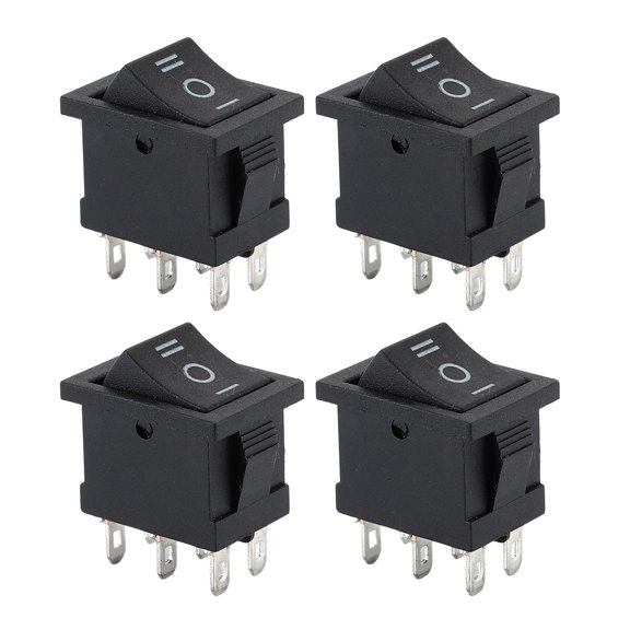 1/4/10Pcs Marine Boats Rockers Switches 6 Pin 3 Position Rockers Toggle Switches Rockers Switches for Household Appliance