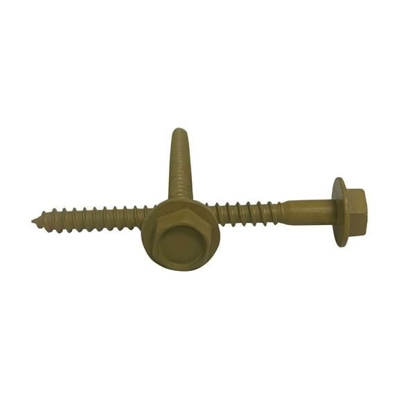 1/4" 10X3 Hexagon Washer Head Lag Screw w/ Type 17 BHWH14300-XT Pack of 100